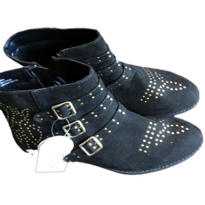 NEW WITH TAGS TIME AND TRU STUDDED ANKLE BOOTS